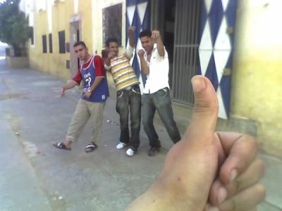 moi et  badr et moustafa